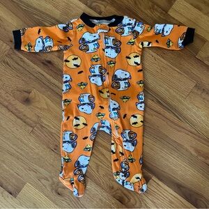 Snoopy Halloween 3-6M Pajamas